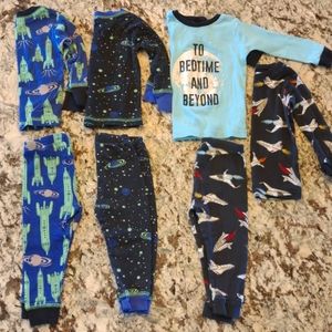 12 mo space themed pajamas